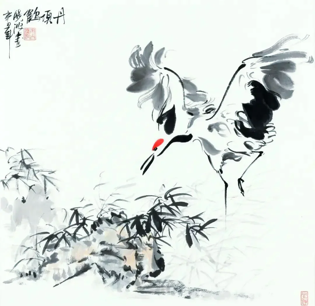 《丹顶鹤》作品高清图