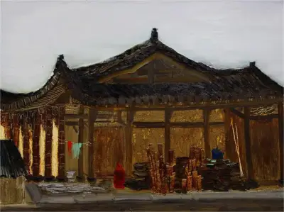 《畲寨之二》王华明