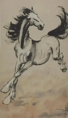 《奔马》徐悲鸿