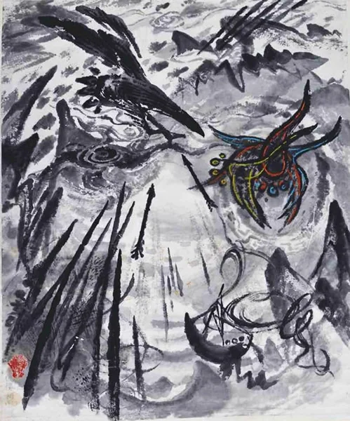 《在不安的世界里之二》作品高清图