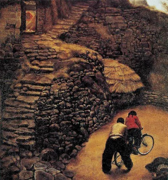《古老的山村》作品高清图