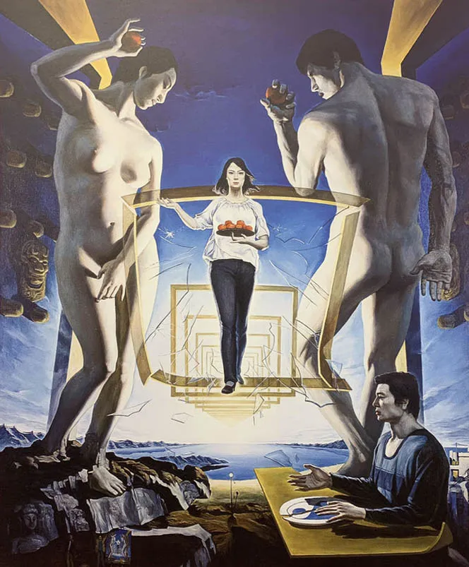 《在新时代——亚当·夏娃的启示》作品高清图