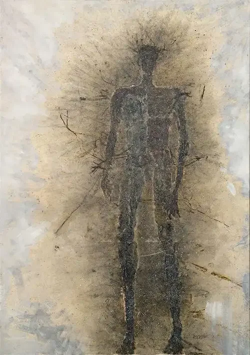 《自画像》作品高清图