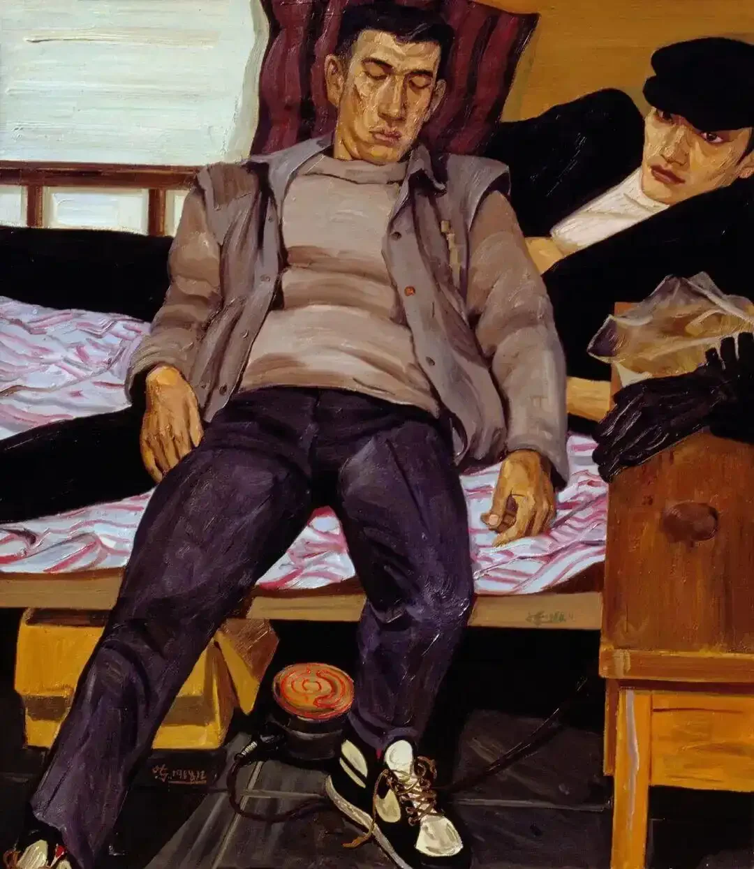 《休息》作品高清图