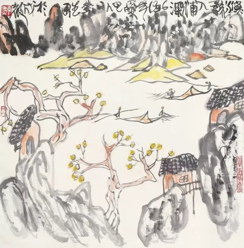 《鱼歌入浦深》作品高清图