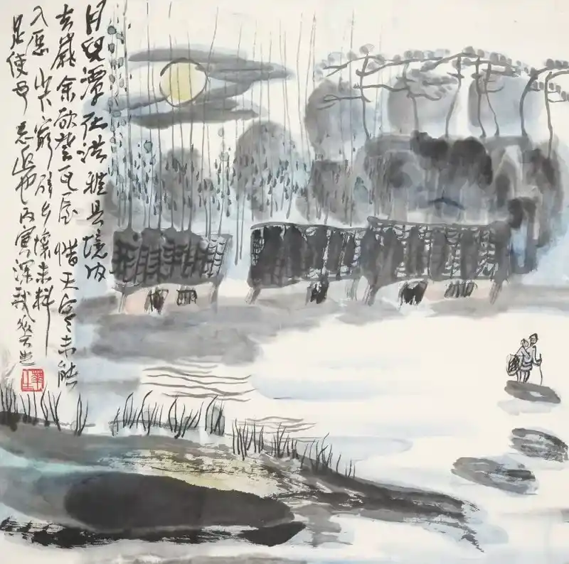 《月儿潭》李华生