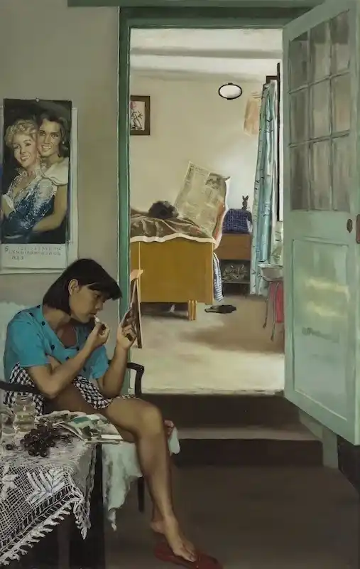 《涂口红的女孩》赵半狄