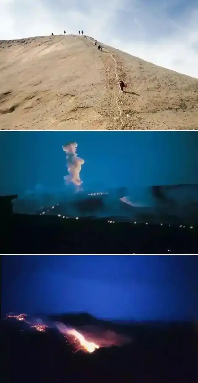 《《为长城延长一万米——与外星人对话》蔡国强