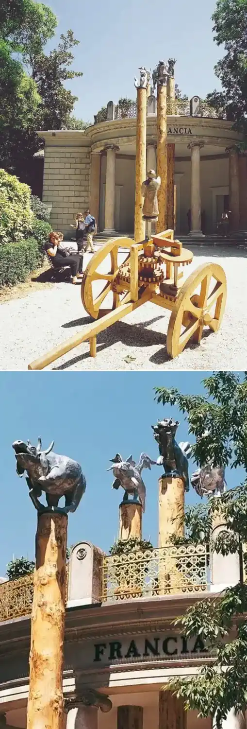 《一人九兽》黄永砅