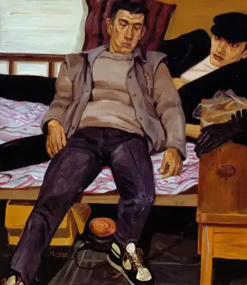 《休息》刘小东