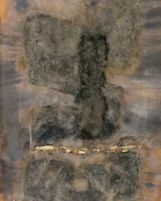 《火药画No. 8-10》蔡国强