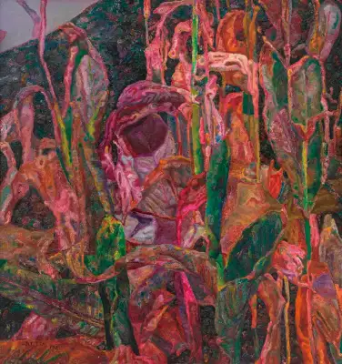 《美人蕉1》蔡锦