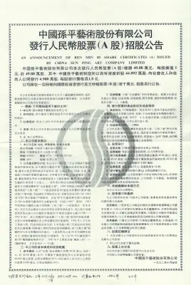 《中国游戏1号·发行股票》孙平