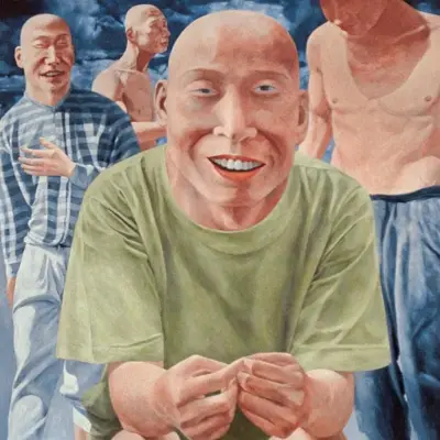 《油画2号系列之二》方力钧