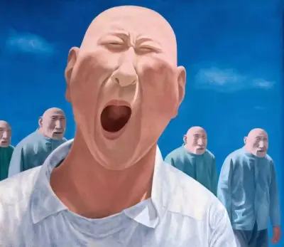 《系列二（之二）》方力钧