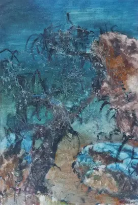 《石头系列》周春芽