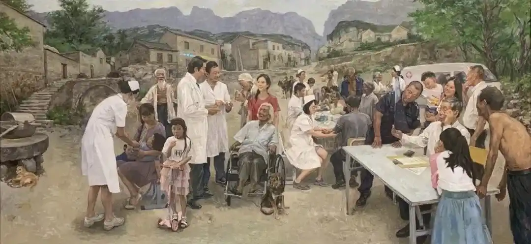 《春至山乡》王晓伟